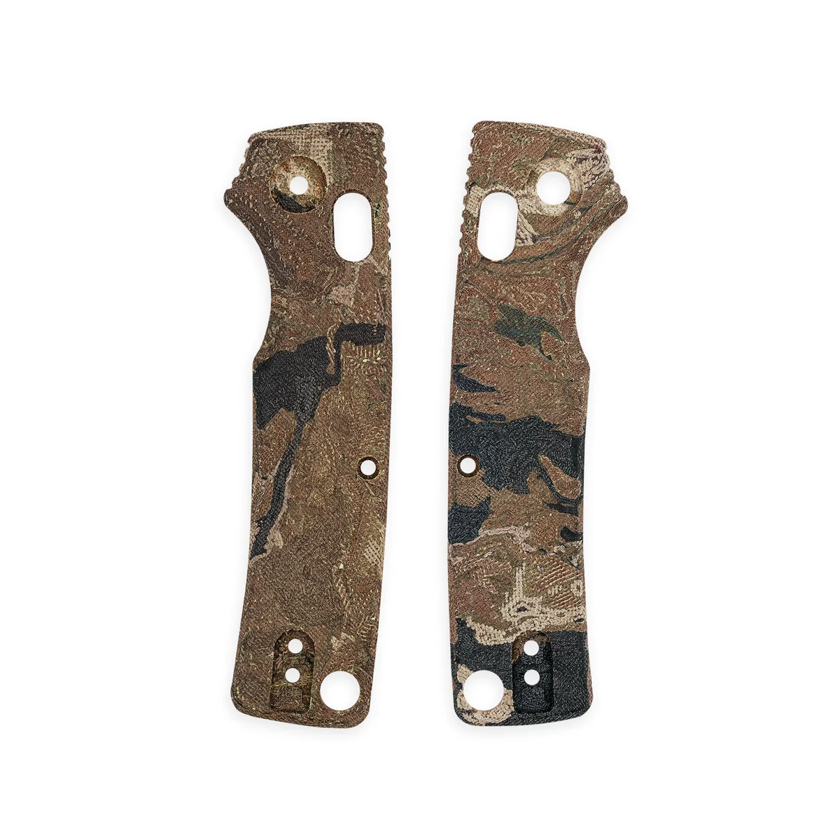 Porcupine ModSwap™ Handle Scales Kit | Yellow Canvas Rag Burl