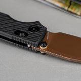 Porcupine ModSwap™ | Black G10 + Copper Dune 154CM - A3101