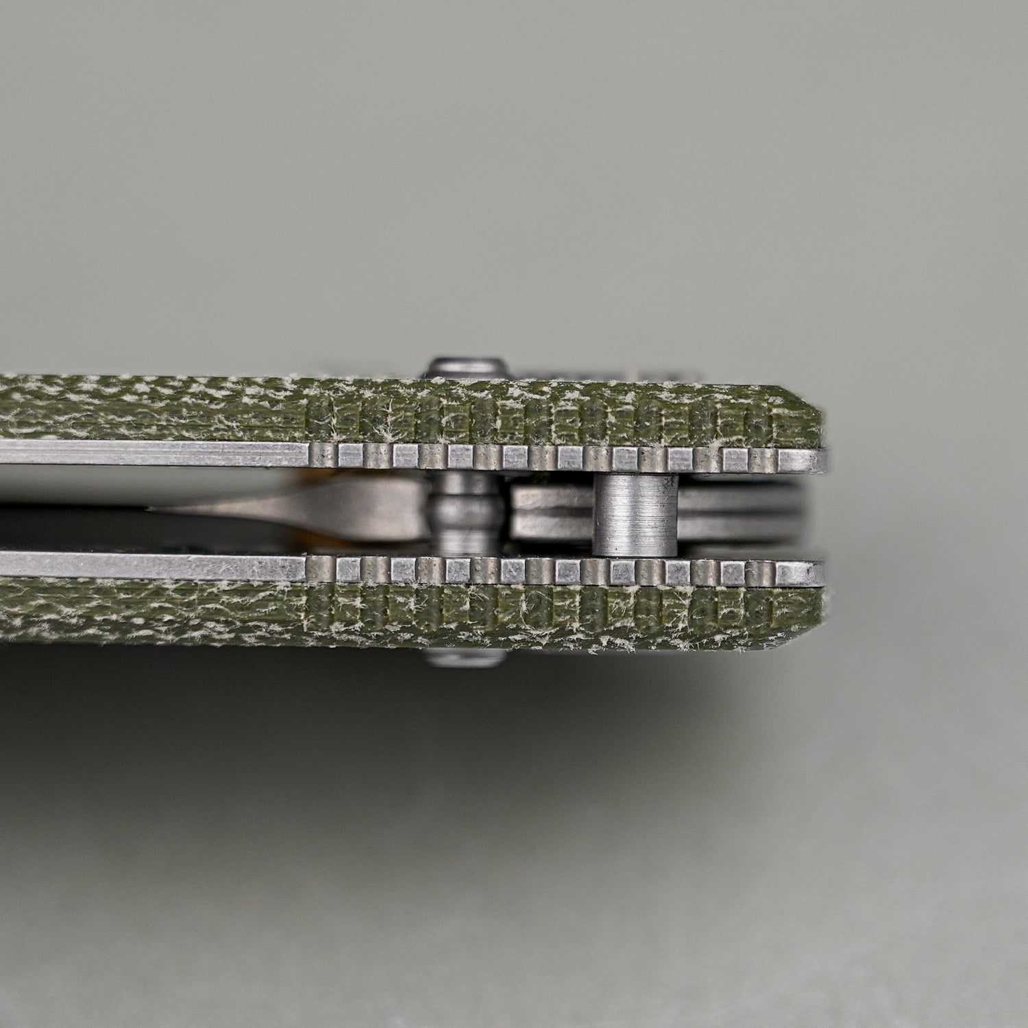 Porcupine ModSwap™ | Green Micarta + Stonewash 154CM - A3104