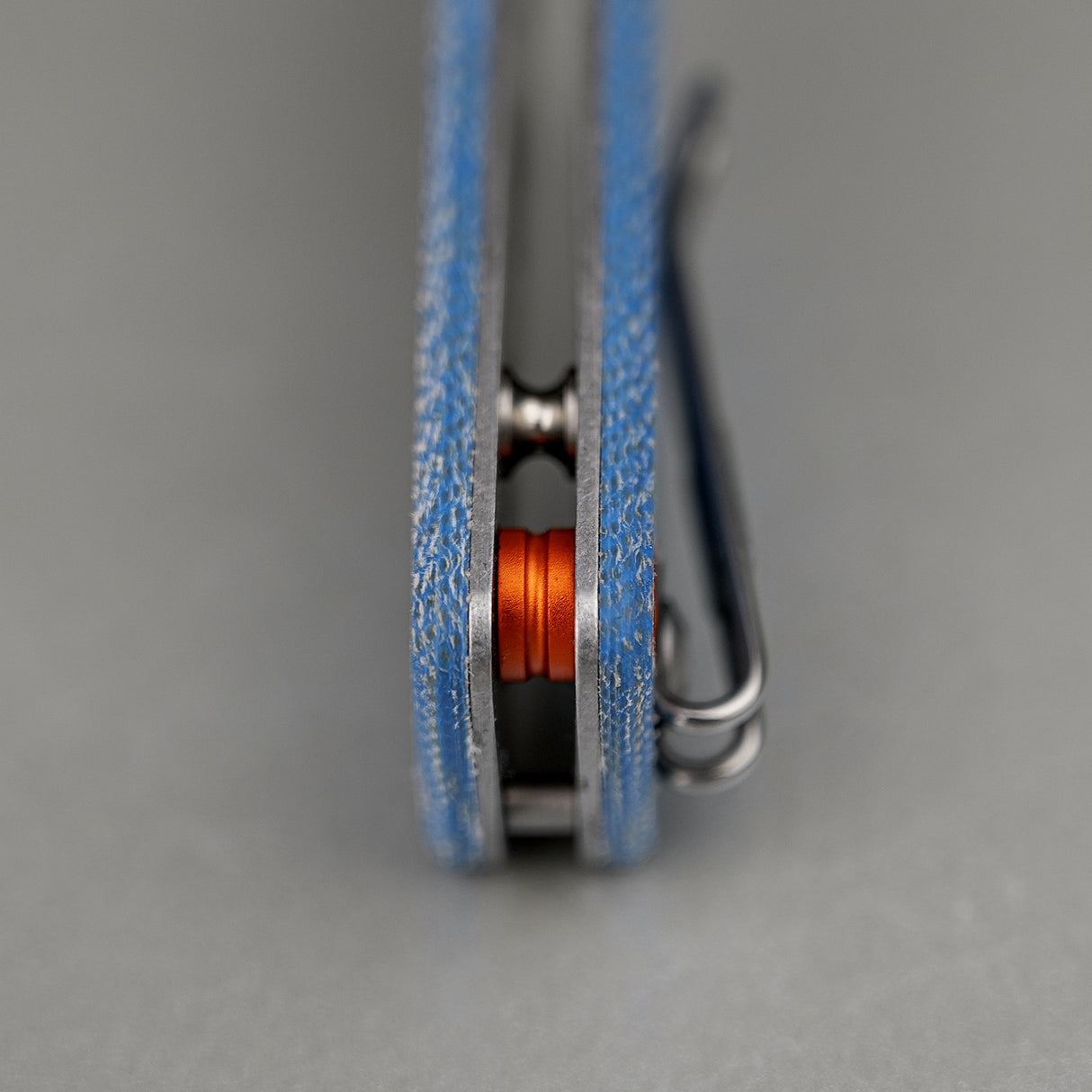 Porcupine ModSwap™ | Blue Micarta + Satin 154CM - A3105
