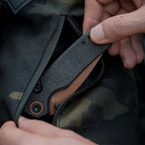 Porcupine Thumb Stud | Black Micarta + Copper Dune 14C28N - A2610