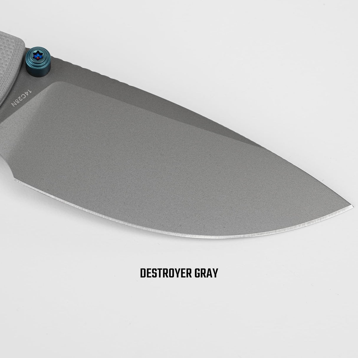 Porcupine Thumb Stud | Grey G10 + Destroyer Grey 14C28N - A2612
