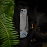 Porcupine Thumb Stud | Grey G10 + Destroyer Grey 14C28N - A2612