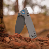 Porcupine Thumb Stud | Grey G10 + Destroyer Grey 14C28N - A2612