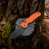 Porcupine Thumb Stud | Orange G10 + Blackwash 14C28N - A2628