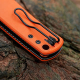 Porcupine Thumb Stud | Orange G10 + Blackwash 14C28N - A2628
