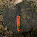 Porcupine Thumb Stud | Orange G10 + Blackwash 14C28N - A2628