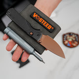 Porcupine TiSlim | Black Ti + Copper Dune 154CM - A4802