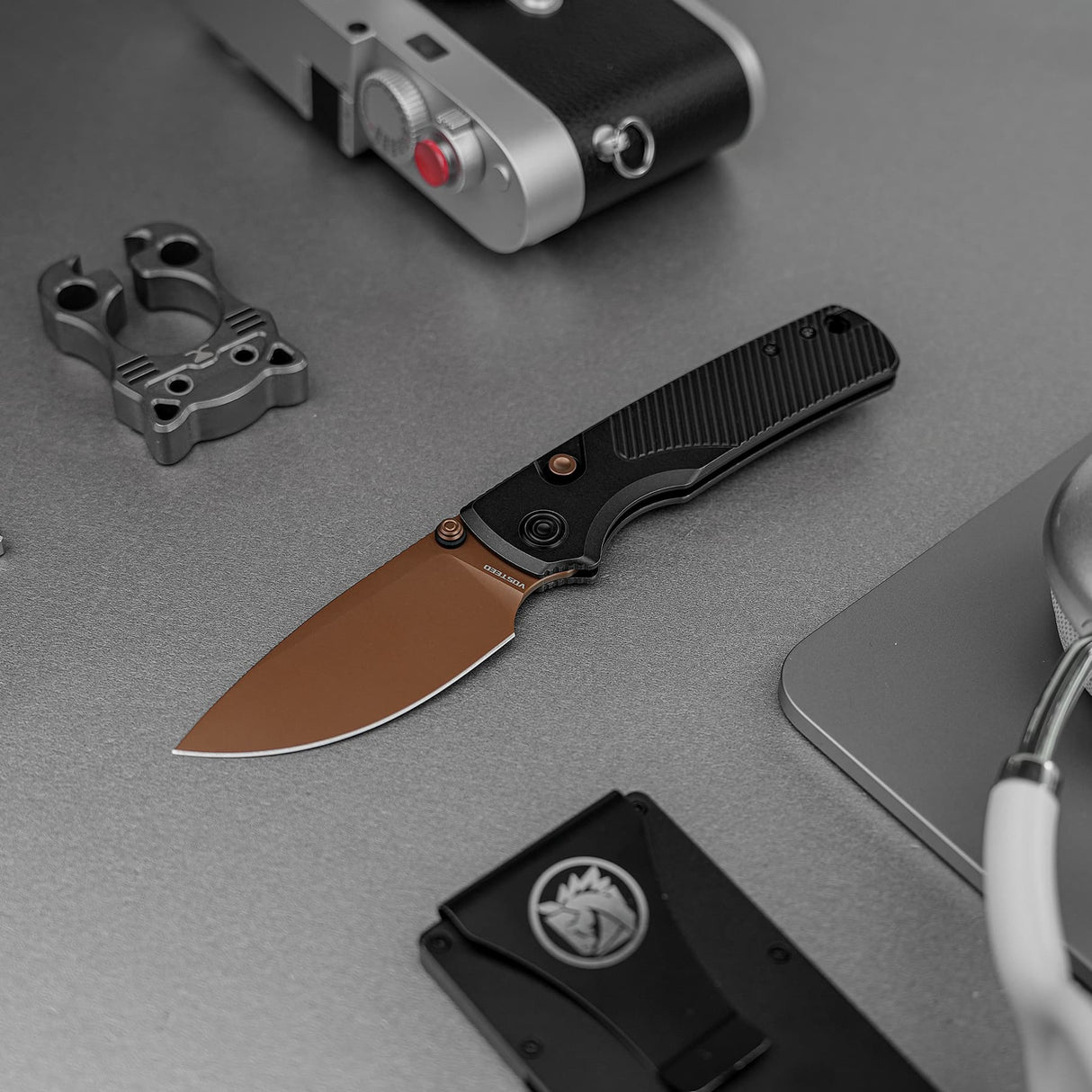 Porcupine TiSlim | Black Ti + Copper Dune 154CM - A4802