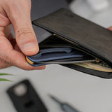 Porcupine TiSlim | Blue Ti + Stonewash 154CM - A4803