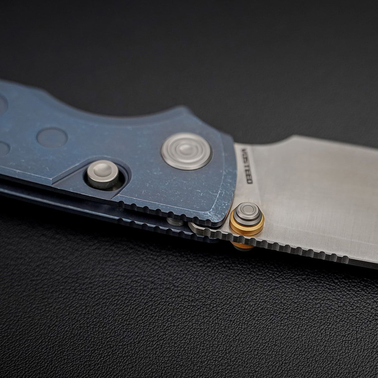 Porcupine TiSlim | Blue Ti + Satin S90V