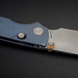 Porcupine TiSlim | Blue Ti + Satin S90V
