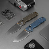 Porcupine TiSlim | Brasswash Ti + Stonewash S90V