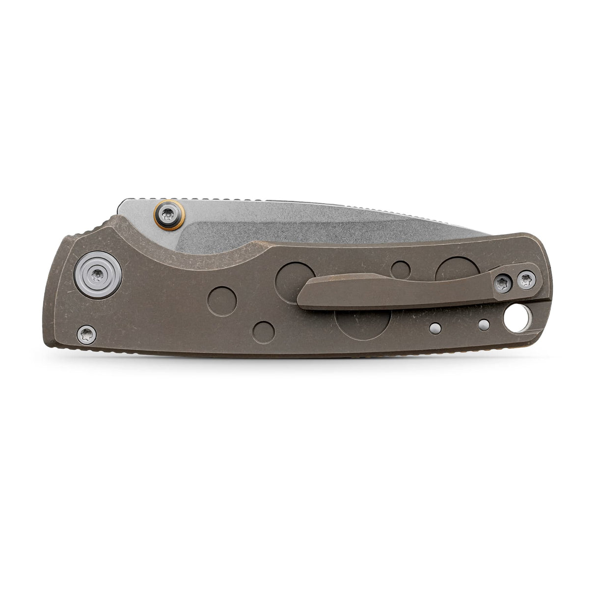 Porcupine TiSlim | Brasswash Ti + Stonewash S90V