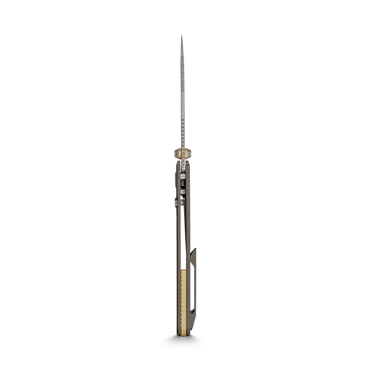 Porcupine TiSlim | Brasswash Ti + Stonewash S90V