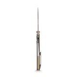 Porcupine TiSlim | Brasswash Ti + Stonewash S90V