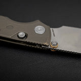 Porcupine TiSlim | Brasswash Ti + Stonewash S90V