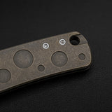 Porcupine TiSlim | Brasswash Ti + Stonewash S90V