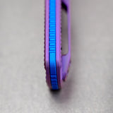 Porcupine TiSlim | Rebecca Purple Ti + Blackwash 154CM - A4812