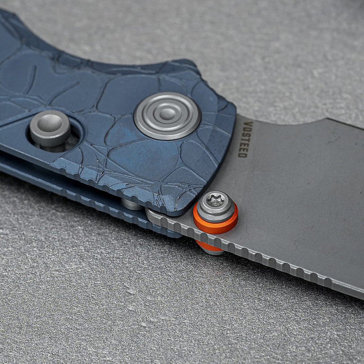Porcupine TiSlim | Acid Wash Blue Ti + Acid Stonewash S90V - A4814