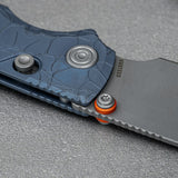 Porcupine TiSlim | Acid Wash Blue Ti + Acid Stonewash S90V - A4814