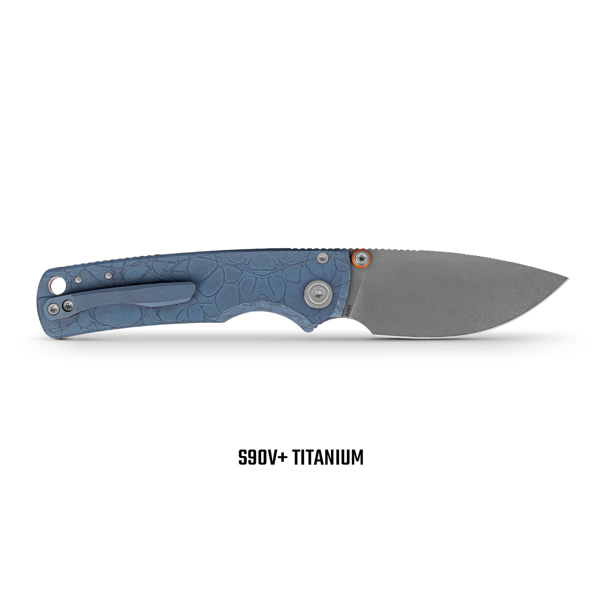 Porcupine TiSlim | Acid Wash Blue Ti + Acid Stonewash S90V - A4814