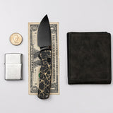 Porcupine TiSlim | Black & Gold Ti + Blackwash S90V - A4815