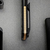Porcupine TiSlim | Black & Gold Ti + Blackwash S90V - A4815
