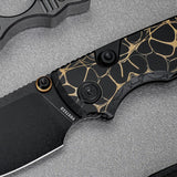 Porcupine TiSlim | Black & Gold Ti + Blackwash S90V - A4815