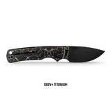 Porcupine TiSlim | Black & Gold Ti + Blackwash S90V - A4815
