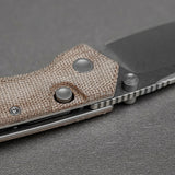 Psyop 299 | Natural Norplex UltreX Micarta™ + Stonewash S35VN - A2229