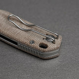 Psyop 299 | Natural Norplex UltreX Micarta™ + Stonewash S35VN - A2229