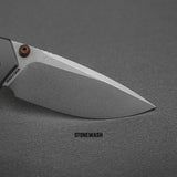Psyop 299 | Brown Sand Ironwood Ti Bolster + Stonewash S35VN - A2228