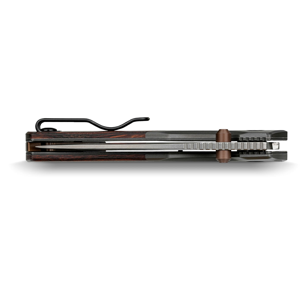 Psyop 299 | Brown Sand Ironwood Ti Bolster + Stonewash S35VN - A2228