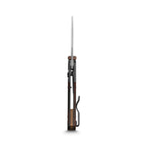 Psyop 299 | Brown Sand Ironwood Ti Bolster + Stonewash S35VN - A2228