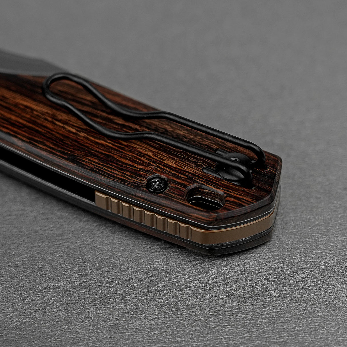 Psyop 299 | Brown Sand Ironwood Ti Bolster + Stonewash S35VN - A2228