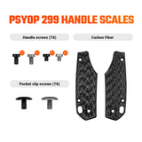 Psyop 299 Handle | Black Carbon Fibre - W0402