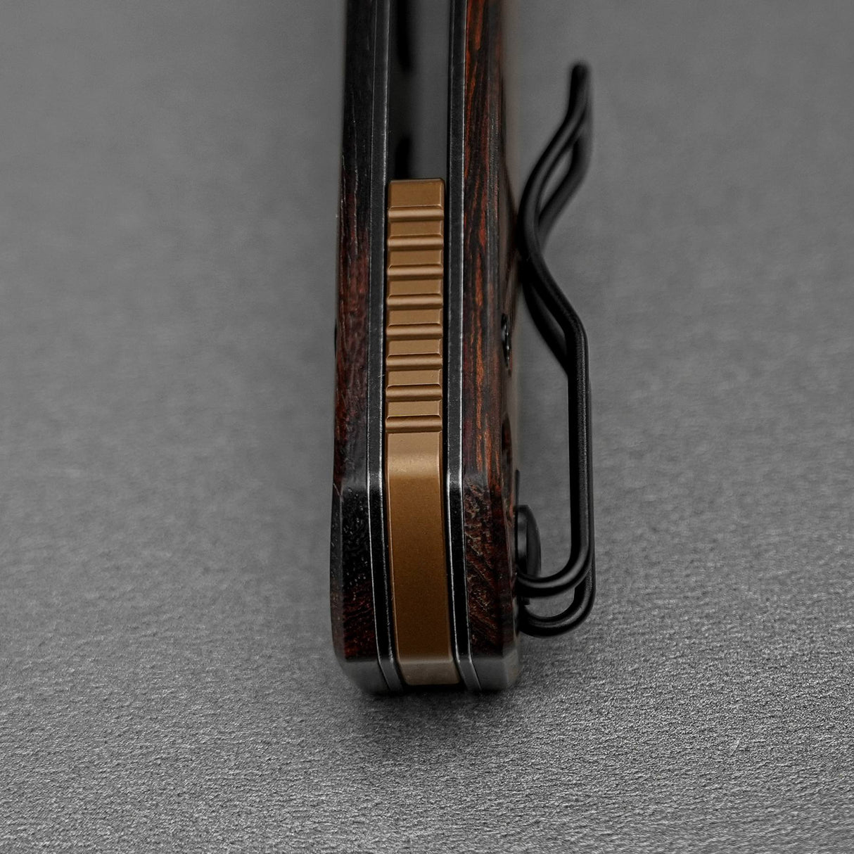 Psyop 299 | Brown Sand Ironwood Ti Bolster + Stonewash S35VN - A2228