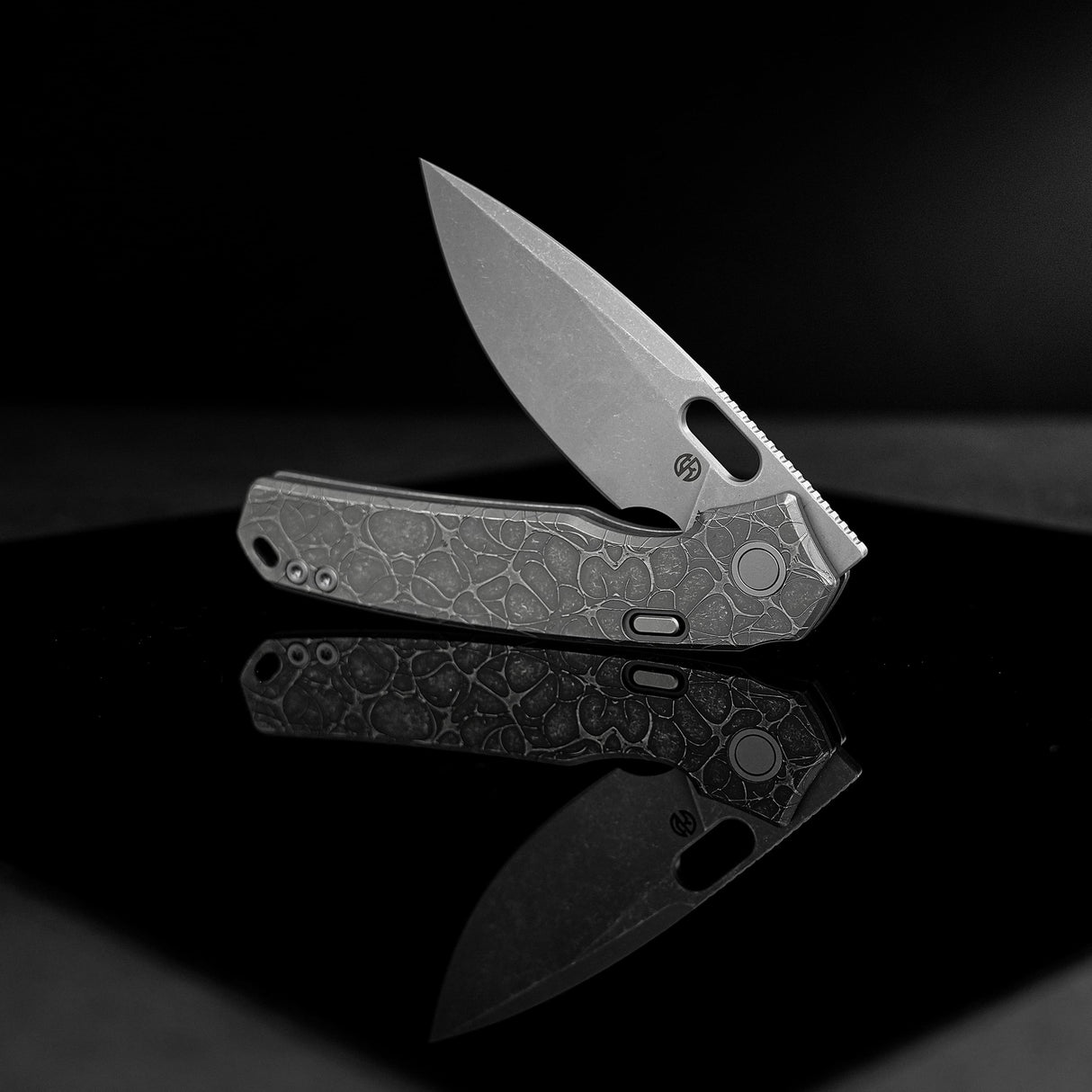 Psyop | Acid Etched Dim Gray Titanium + Elmax - A2222