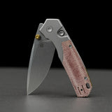 Psyop 299 | Red Micarta + Stonewashed S35VN - A2217
