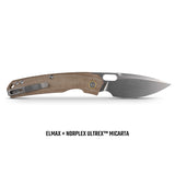 Psyop | Natural Norplex UltreX™ Micarta + Stonewash Elmax - A2210