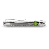 Raccoon 2.0 - Top Liner Lock | Doodle Monster™ White G10 + Satin 14C28N - A2933