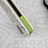 Raccoon 2.0 - Top Liner Lock | Doodle Monster™ White G10 + Satin 14C28N - A2933