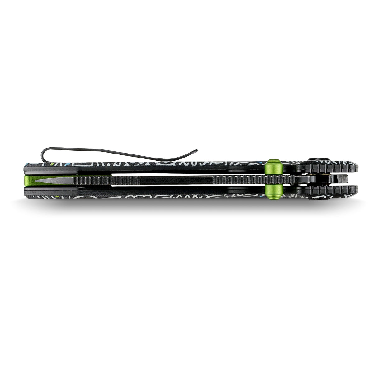 Raccoon 2.0 - Top Liner Lock | Doodle Monster™ Black G10 + Blackwash 14C28N - A2934