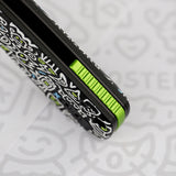 Raccoon 2.0 - Top Liner Lock | Doodle Monster™ Black G10 + Blackwash 14C28N - A2934