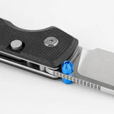 Raccoon 2.0 - Top Liner Lock | Black Micarta + 14C28N Drop Point - A2903