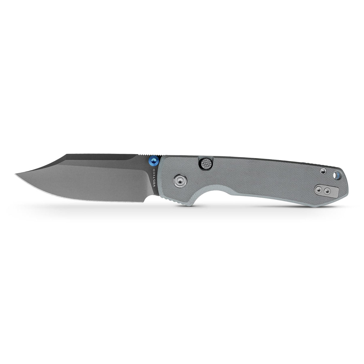 Raccoon  2.0- Top Liner Lock | Grey G10 + Destroyer Grey 14C28N Bowie - A2918