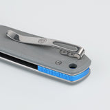 Raccoon  2.0- Top Liner Lock | Grey G10 + Destroyer Grey 14C28N Bowie - A2918