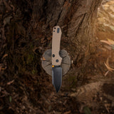 Raccoon 2.0 - Top Liner Lock | Sand G10 + 14C28N Bowie - A2927