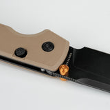 Raccoon 2.0 - Top Liner Lock | Sand G10 + 14C28N Bowie - A2927